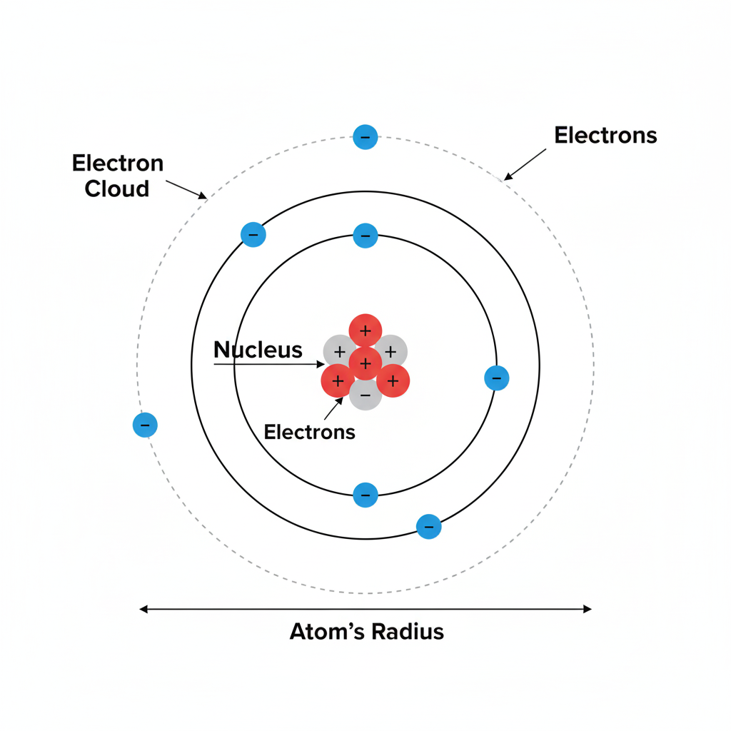 Simple atom diagram